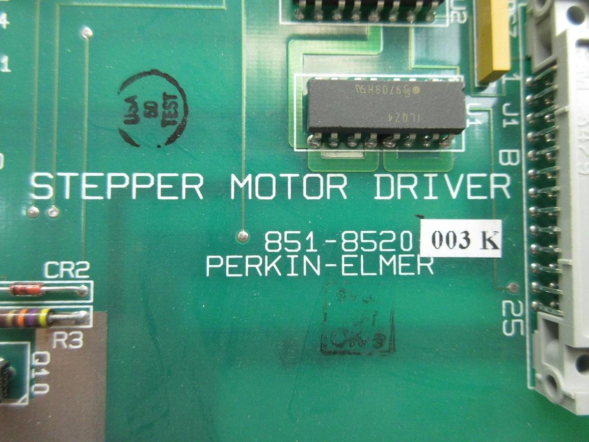 Used Perkin-Elmer 851-8520-003 Stepper Motor Driver PCB Card Rev. K SVG 90S Used