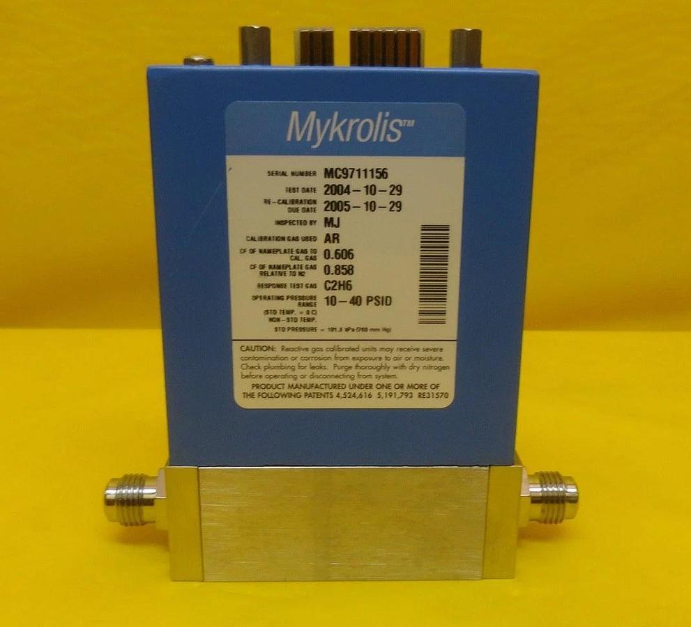 Used Mykrolis FC-2950MEP5 Mass Flow Controller MFC 2950 Series 200 SCCM Cl2 Used