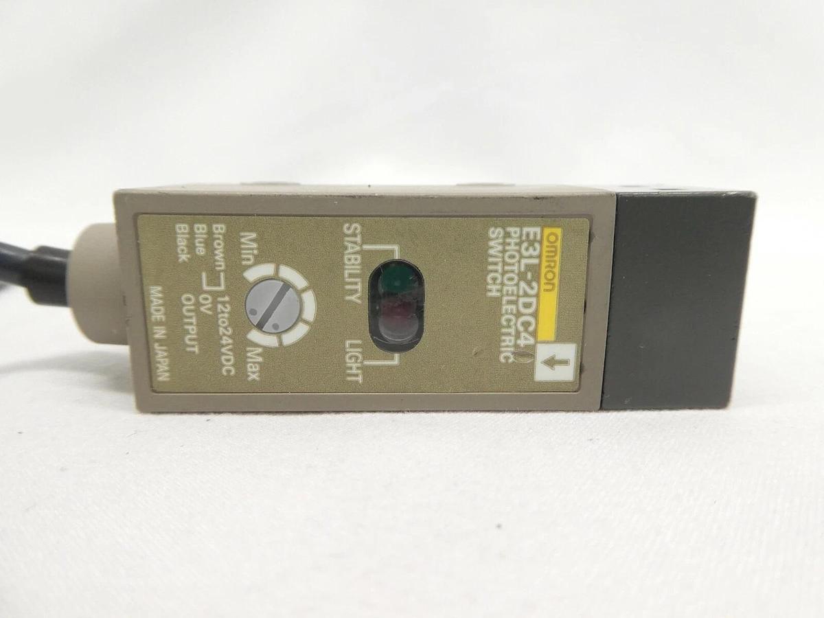 Used Omron E3L Photoelectric Switch E3L-2LRC4 E3L-2DC4 Lot of 16 Working Surplus