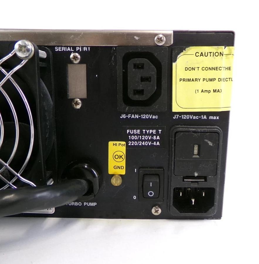 Used Turbo-V 550 C.U. Varian 9699444S012 Turbomolecular Pump Controller Working