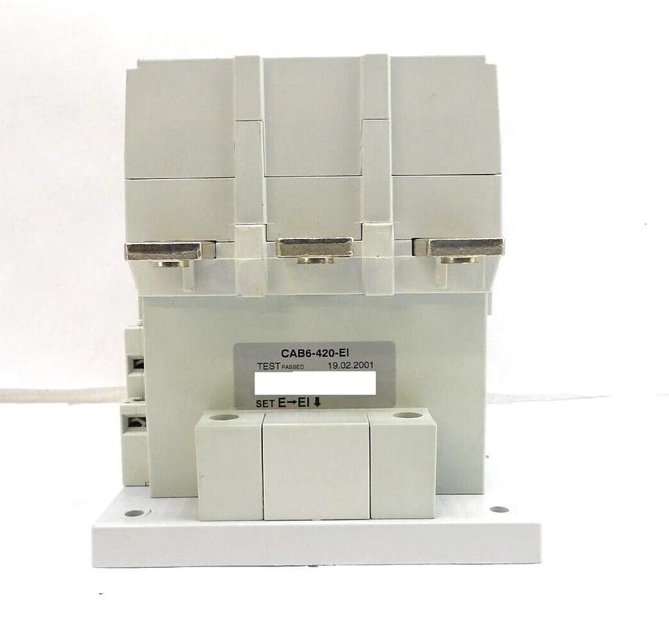 Used AB Allen-Bradley CAB6-420-EI Industrial Contactor CAB6-P 110-130V Working