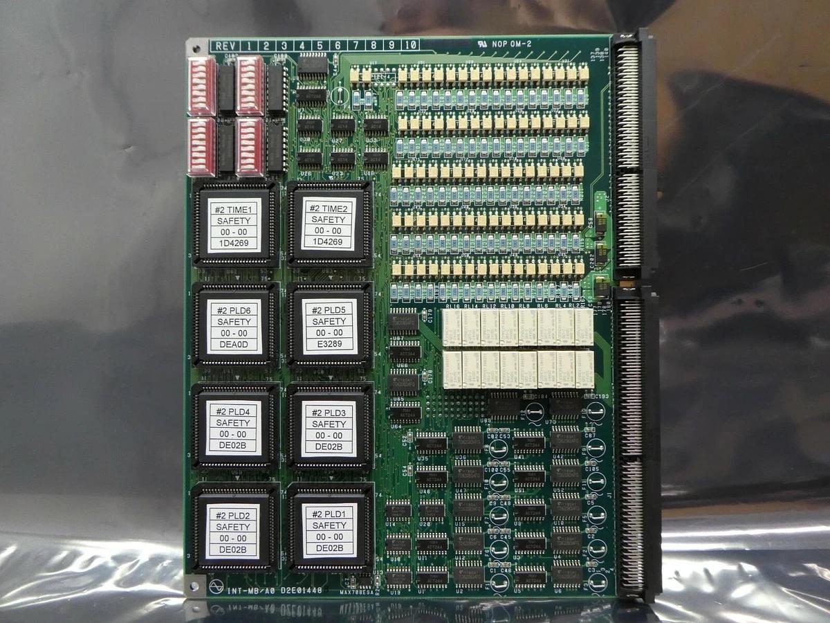 Used Kokusai Electric D2E01448 B #2 TIME/PLD Processor PCB Card INT-MB SAFETY Working