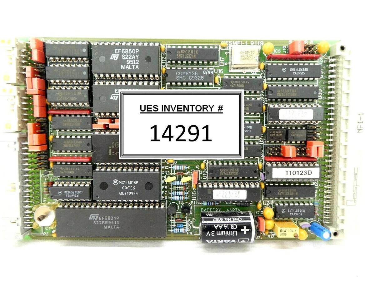Used Gespac GESMFI-1 9119 PCB Card MFI-1 OnTrak DSS-200 Wafer Scrubber Working Spare