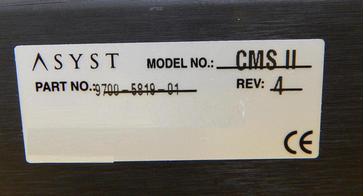 Used Asyst Technologies 9700-5819-01 Fan Filter Unit Controller CMS II Working