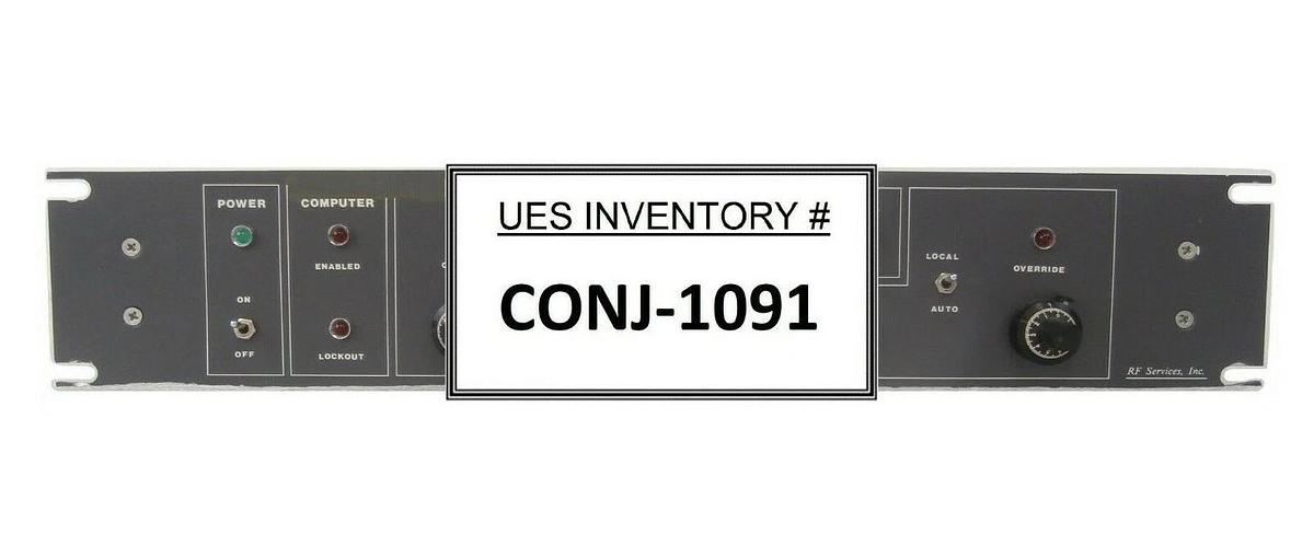 Used RF Services 27-00040-00 RF Matching Network Controller Novellus Working Surplus
