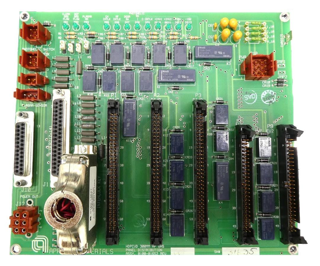 Used AMAT Applied Materials 0100-01652 HDPCVD 300MM AP Gas Panel PCB Working Spare