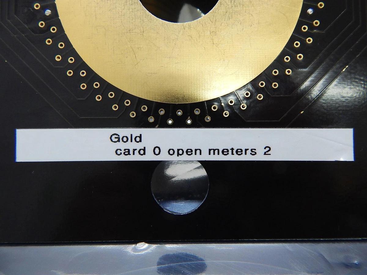 Used Alpha Probes Gold Card 0 Probe Card PCB Standard B48-XXL Open Meters 2 Used
