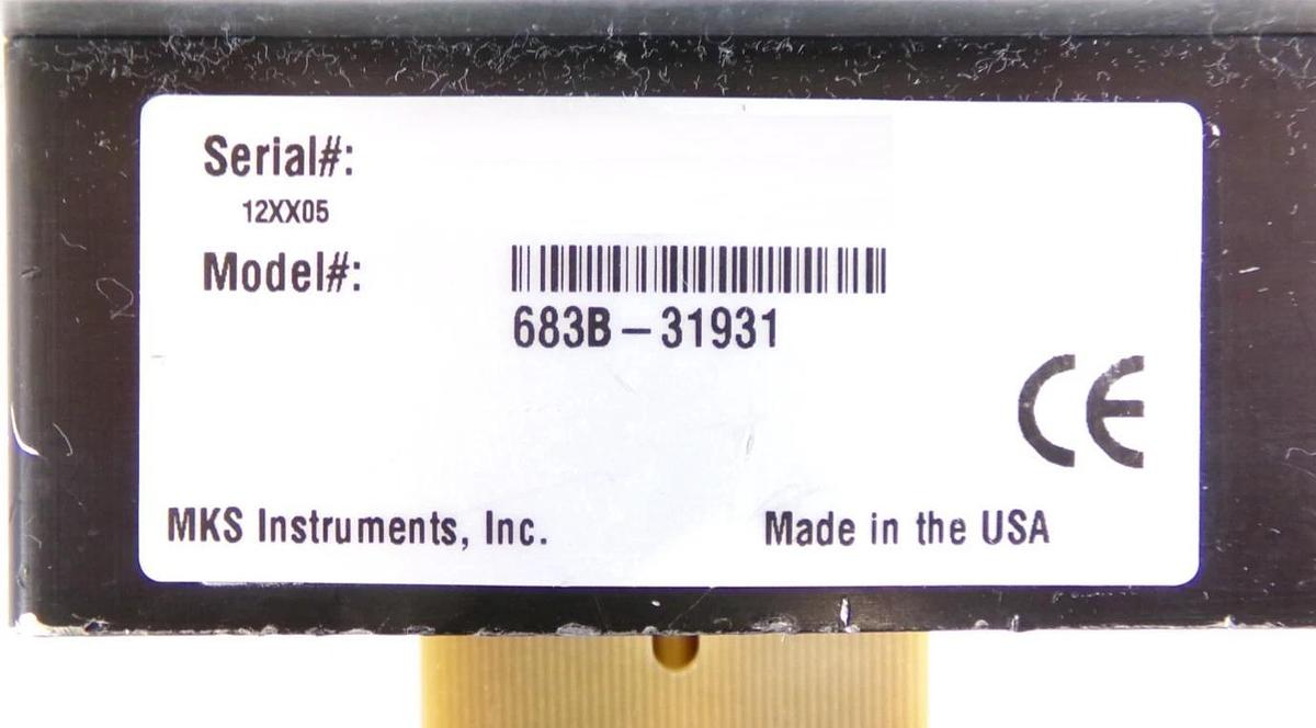 Used MKS Instruments 683B-31931 Exhaust Throttle Control Valve Type 683 Spare