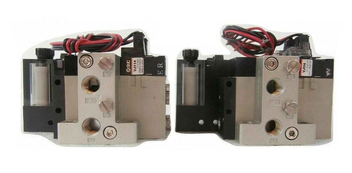 Accretech 10388 Dicing Saw Vacuum Assembly SMC VJ114 Reseller Lot of 2 New