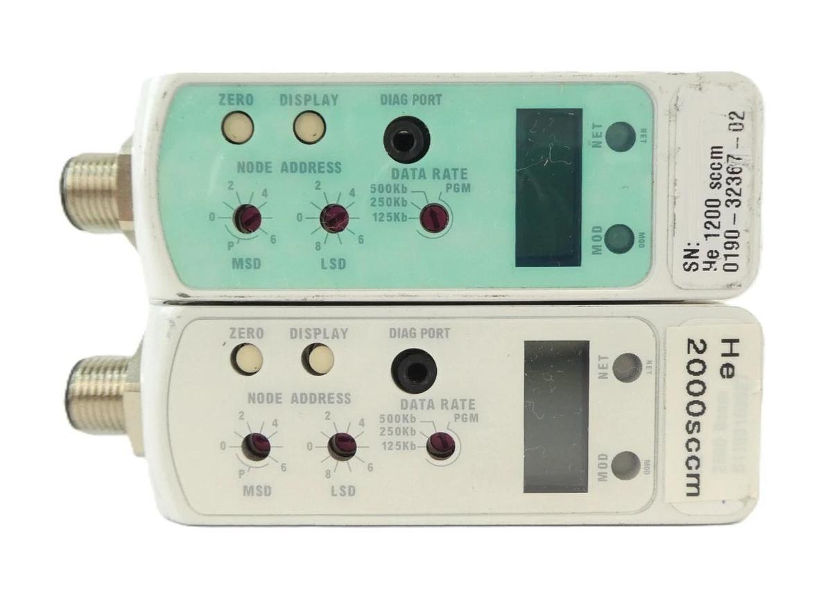 Used Brooks Instrument GF125C Mass Flow Controller MFC Reseller Lot of 10 Working