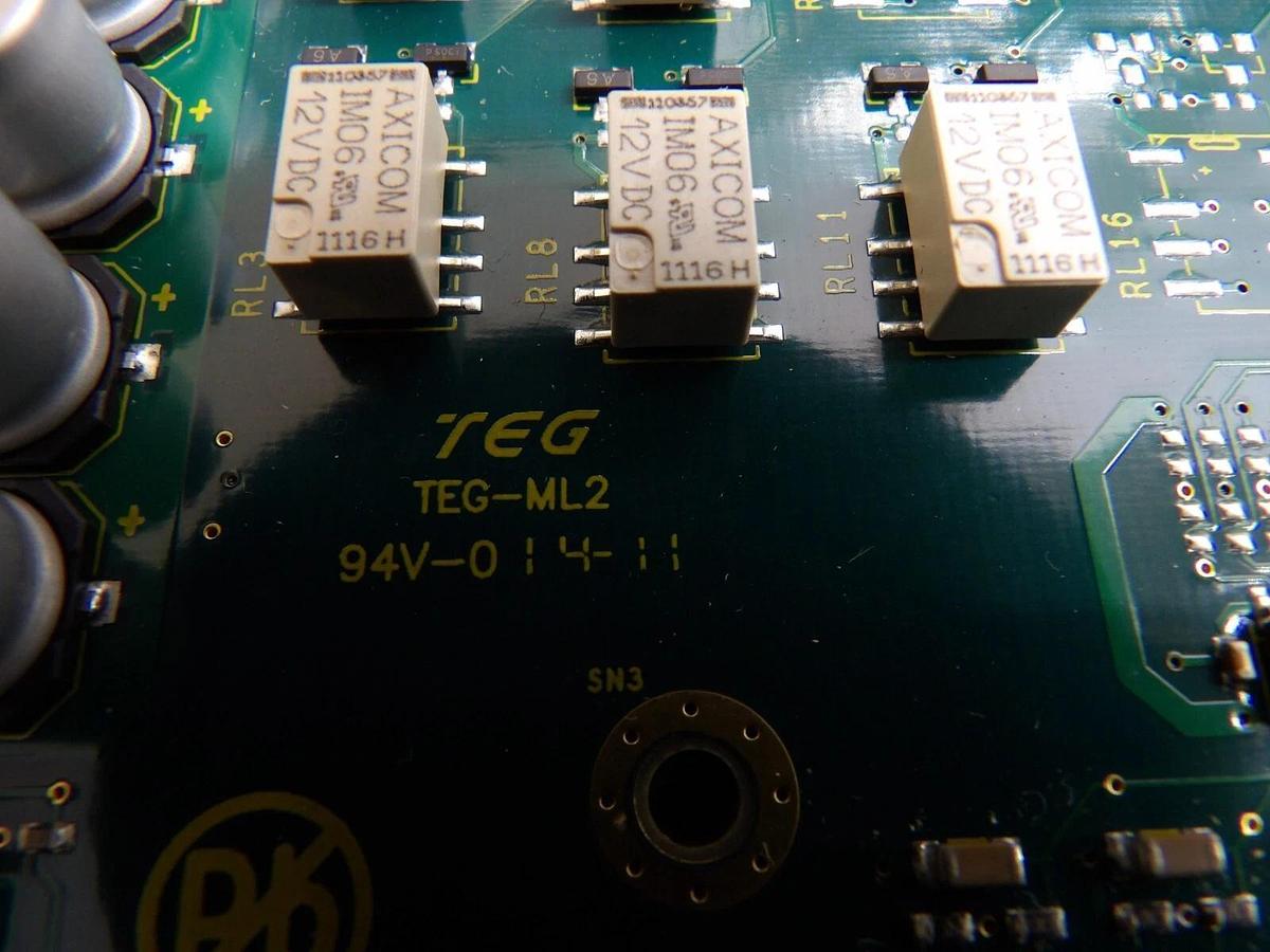 Used Edwards D37902205 ISS B Interface PCB Assembly TEG TEG-ML2 Working Surplus