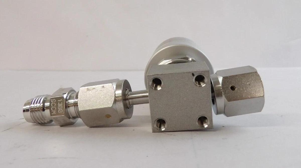 Used Fujikin 316L 316L-P Diaphragm Valve Type N.C. Reseller Lot of 3 Working Surplus