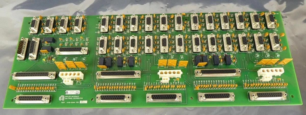 Used AMAT Applied Materials 0100-02464 Gas Panel Distribution PCB Working