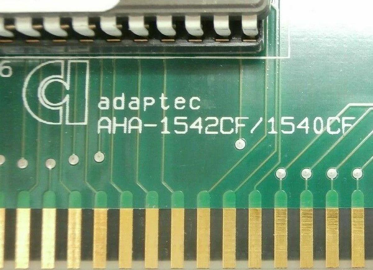 Used Adaptec AHA-1540CF ISA SCSI Interface Board PCB Plasma-Therm Clusterlock 7000