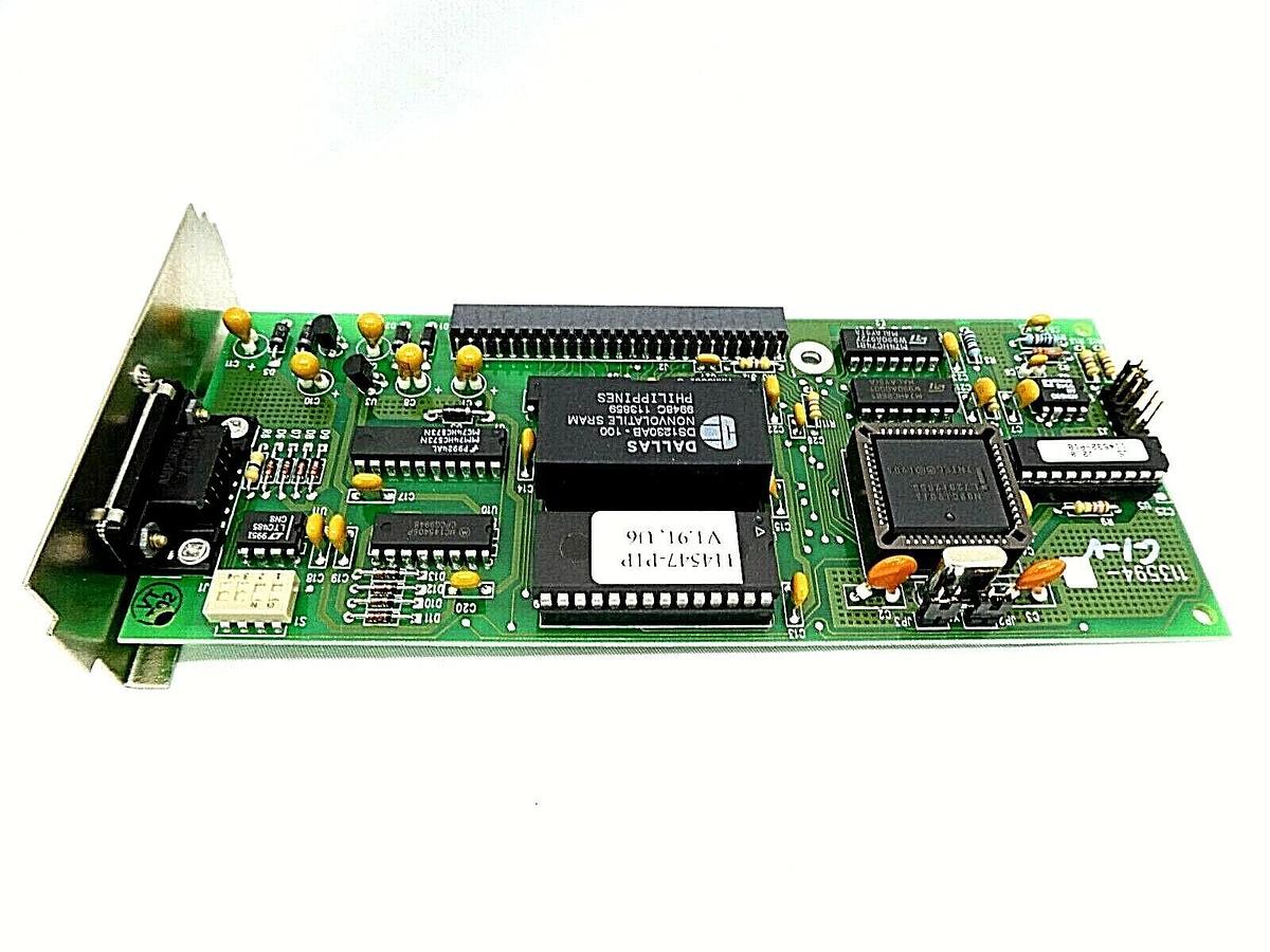 Used MKS Instruments 113594-G1-V Serial Interface PCB Card 113593-D Working Surplus