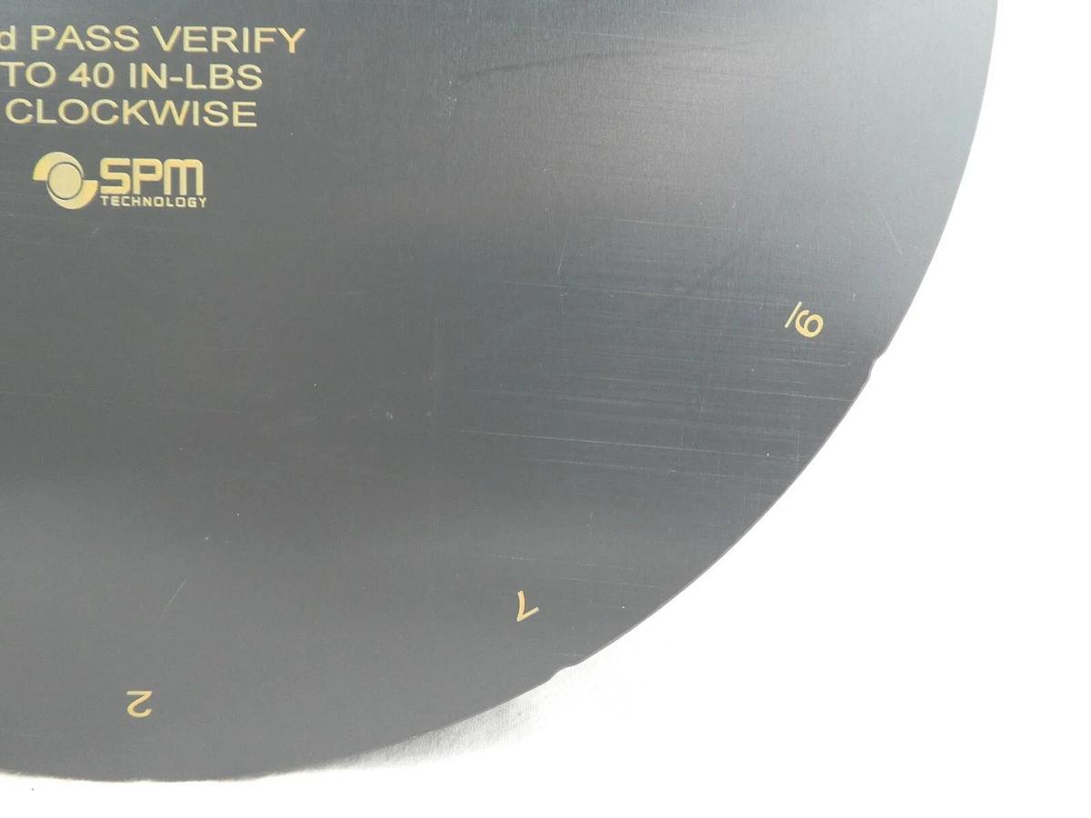 SPM Technology 30832 ESC Electrostatic Chuck Service Cover DPS New Surplus