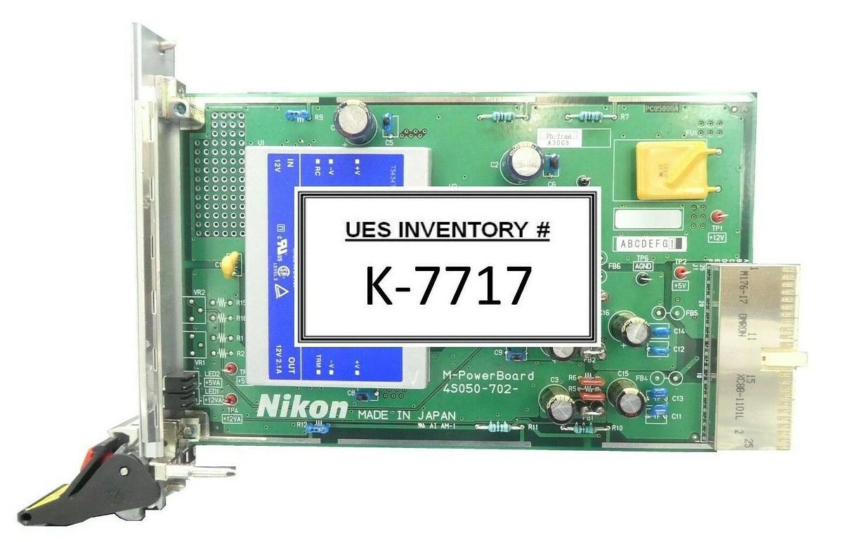 Used Nikon 4S050-702 PCB Card M-Power Board NSR FX-601F Lithography System Working