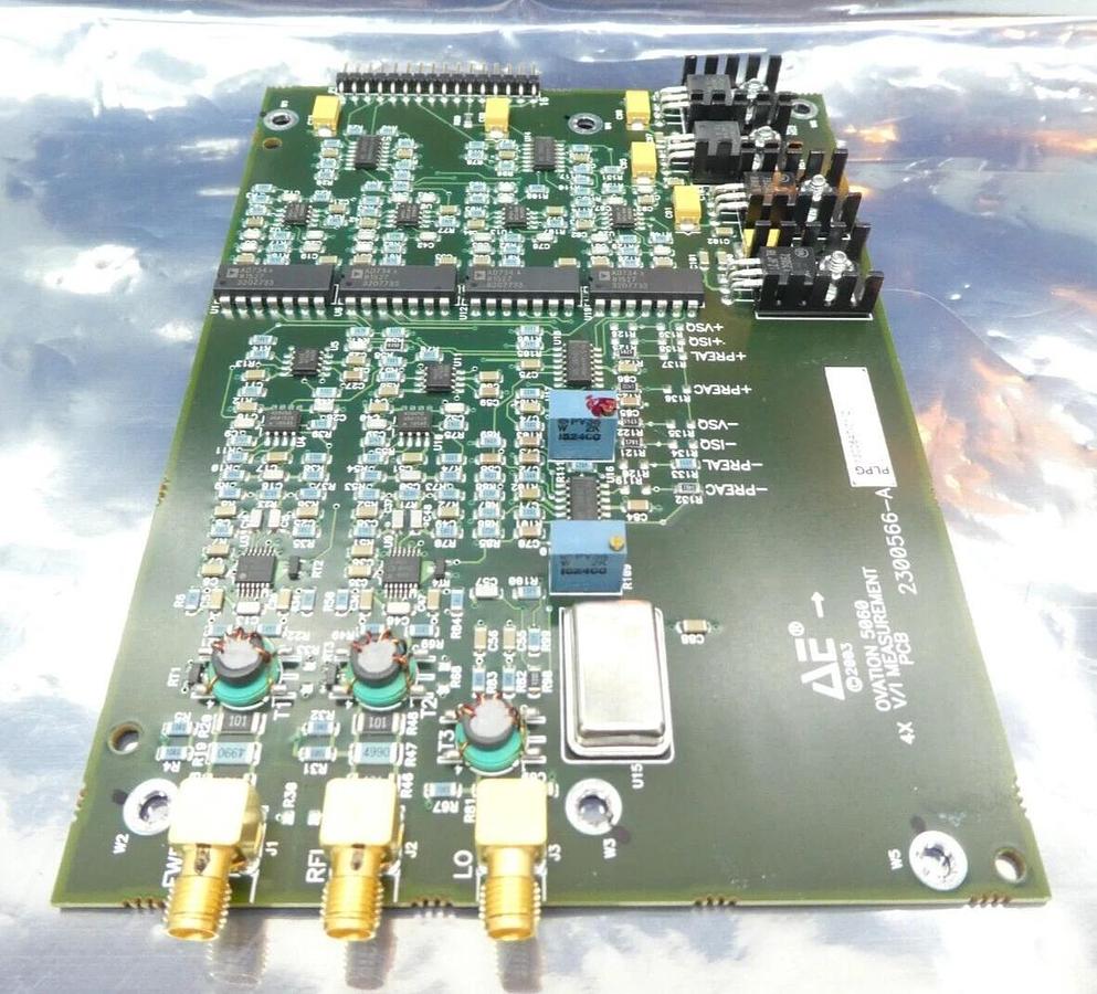 Used AE Advanced Energy 2300566-A Ovation 5060 4X V/I Measurement PCB 1300647 Working