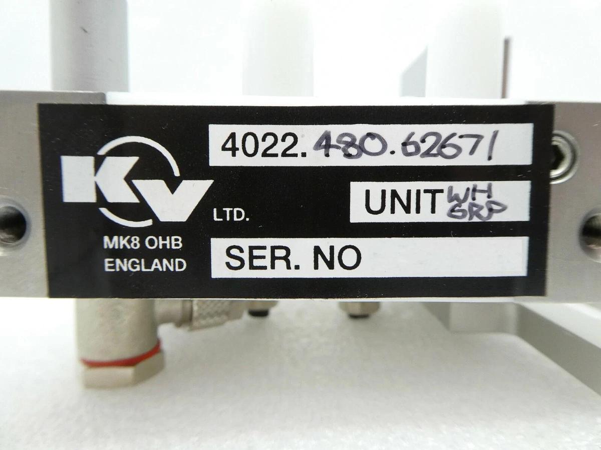 Used KV Automation 4022.480.62671 Pneumatic Manifold Unit WH GRP WS-1/RS1 Working