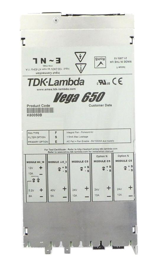 Used TDK-Lambda K60050B Power Supply Vega 650 UltrafleXtreme Spectrometer Working