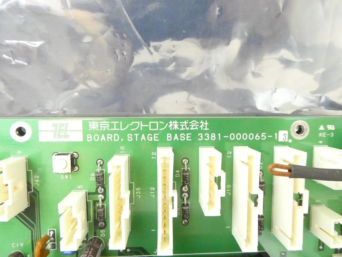 Used TEL Tokyo Electron 3381-000065-13 Stage Base Board PCB Working Surplus