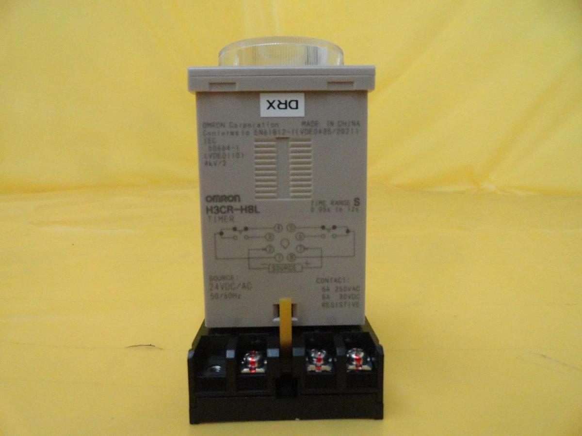 Used Omron H3CR-H8L Timer Relay H3CR-A8 Reseller Lot of 4 Used Working
