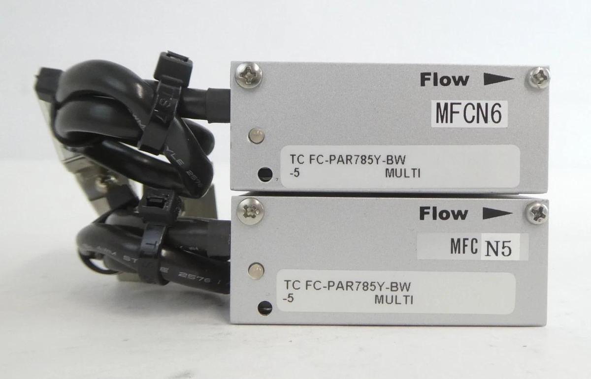 Used Aera TC FC-PAR785Y-BW-5 MFC Mass Flow Controller 2 SLM N2 Lot of 6 Working