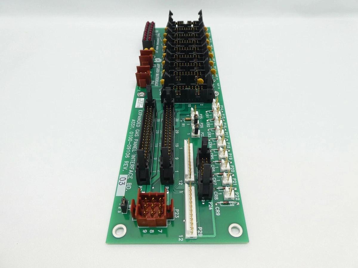 Used AMAT Applied Materials 0100-09106 Expanded Gas Panel Interface PCB Working