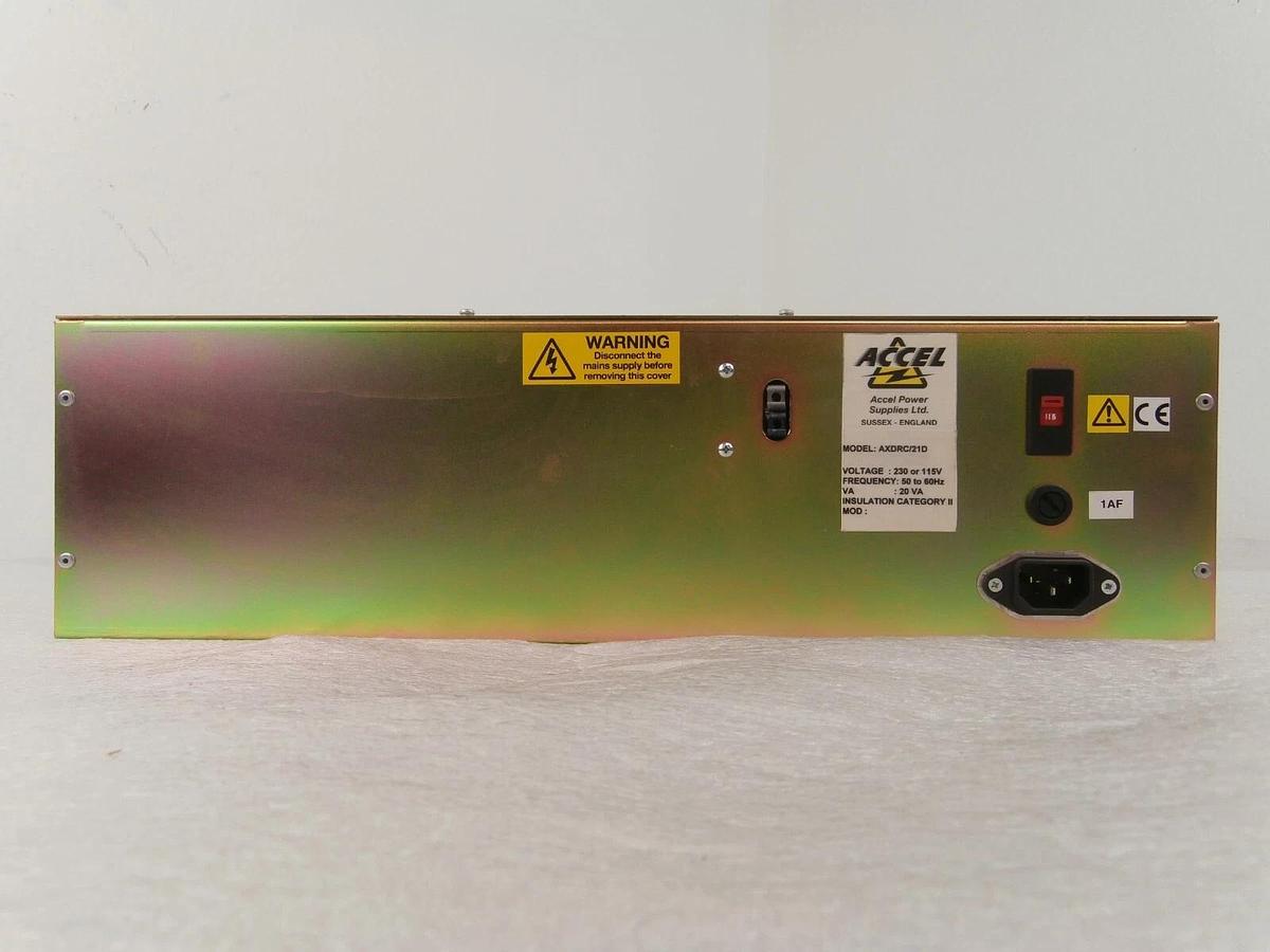 Used Accel Power Supplies AXDRC/21D Implanter Controller Module Working Surplus