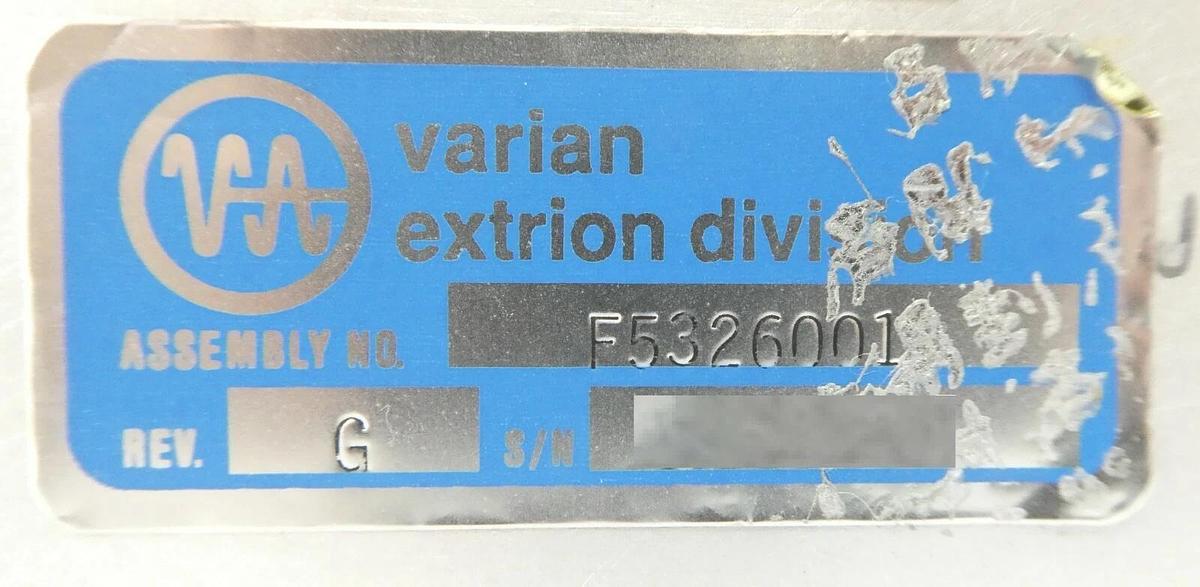 Used Varian Ion Implant Systems F5326001 Dose Processor Rev. G VSEA Surplus Spare