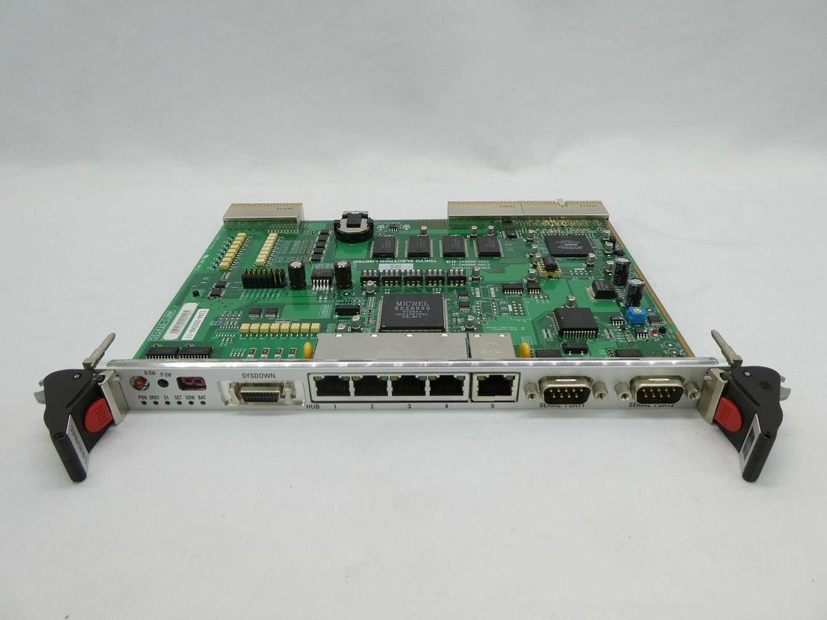 Used TEL Tokyo Electron E244-000048-11 Processor VME PCB Card RI02Z-01 TEL Lithius