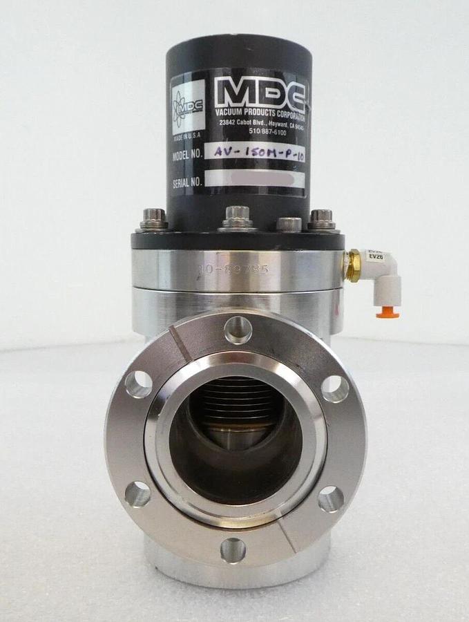 Used MDC Vacuum Products 313029-10 Angle Valve AV-150M-P-10 Lot of 2 Working Surplus