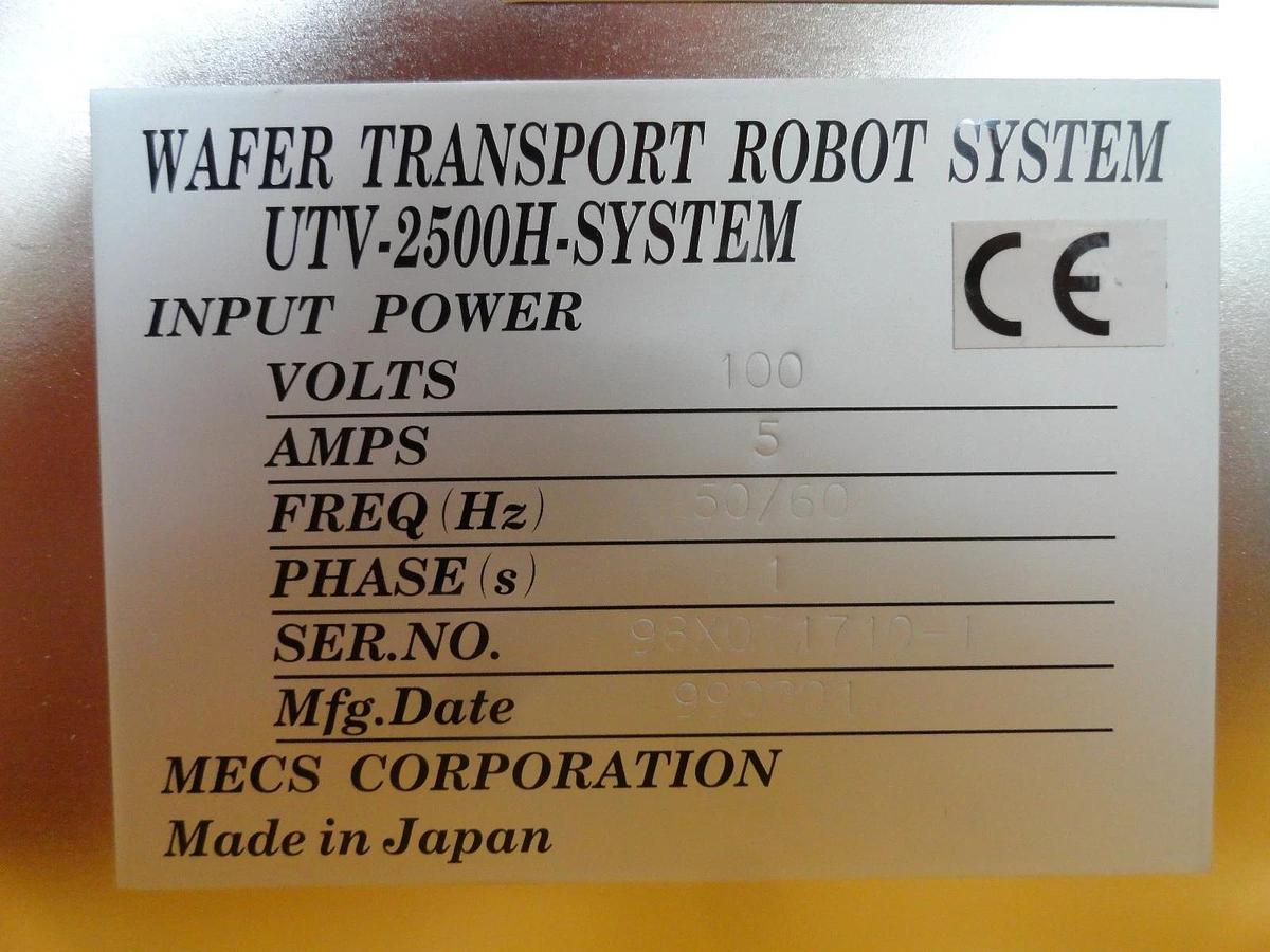 Used MECS UTV-2500H-SYSTEM Wafer Transport Robot System Controller CS-7000 Used