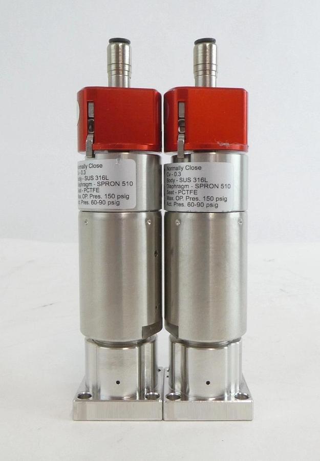 Used Ham-Let 2LNS4C-CM2-HB Hybrid Diaphragm Valve Reseller Lot of 6 Working