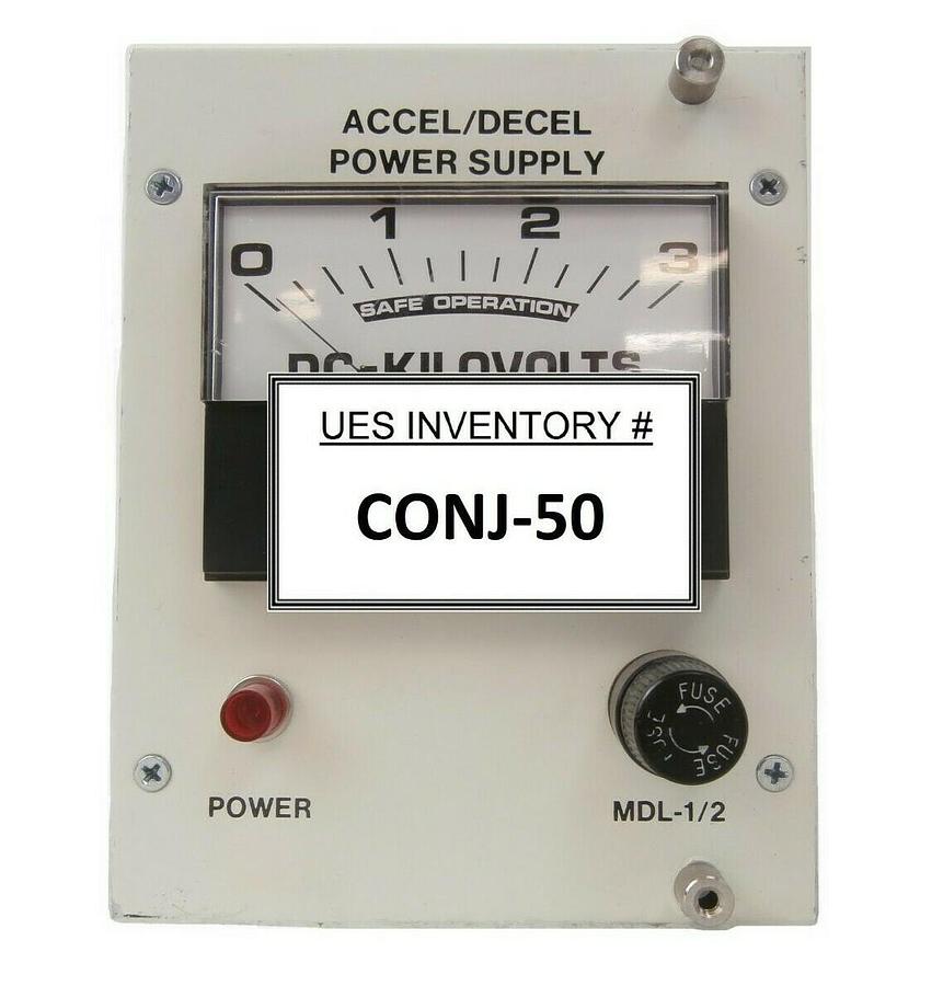 Used Varian 04073001 Accel/Decel Power Supply MDL-1/2 Damaged Connector As-Is