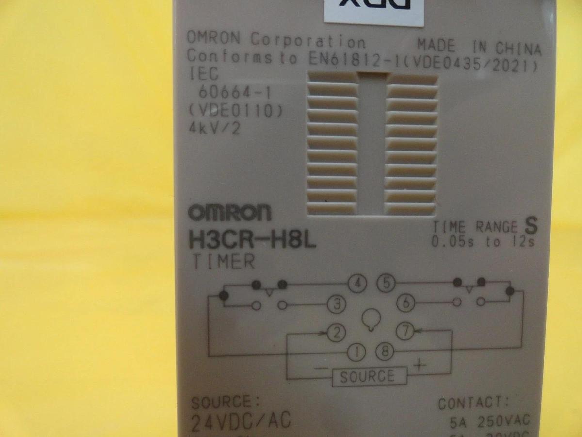 Used Omron H3CR-H8L Timer Relay H3CR-A8 Reseller Lot of 4 Used Working