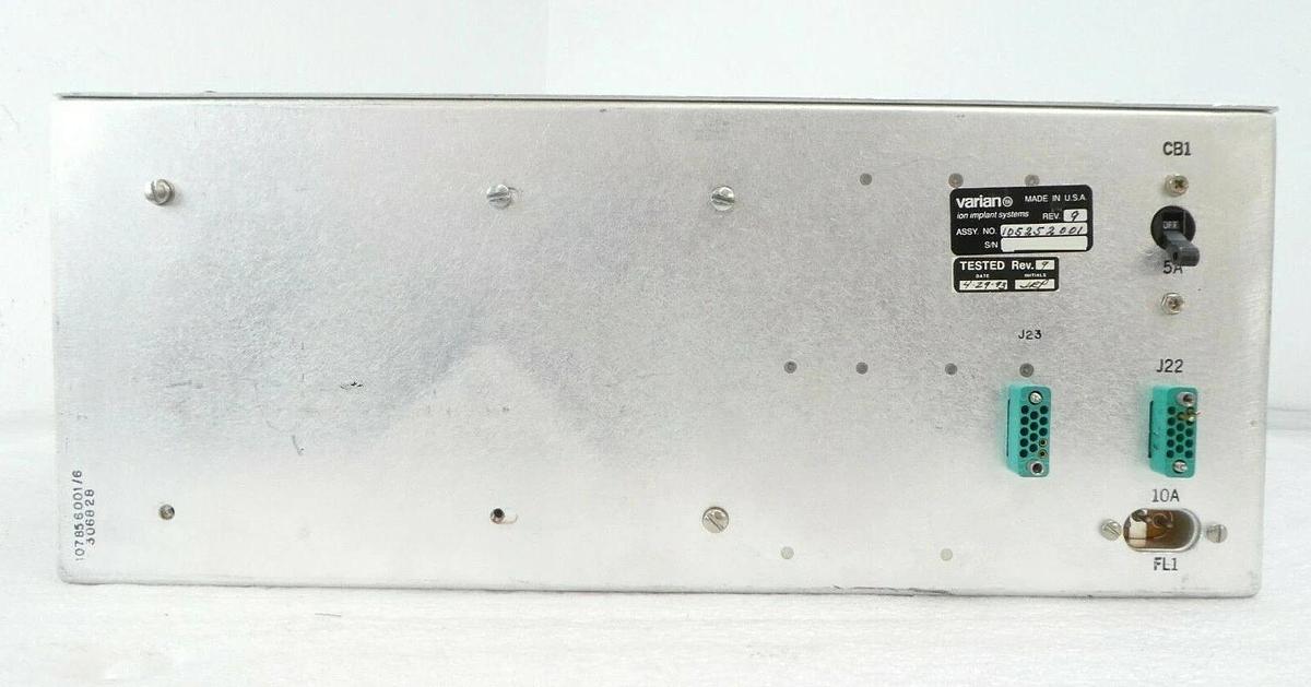 Used Varian Ion Implant Systems 105252001 Faraday Bias Interface Untested Surplus