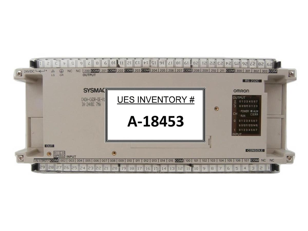 Used Omron C28H-C6DR-DE Programmable Logic Controller PLC SYSMAC C40H A-2000LL Spare