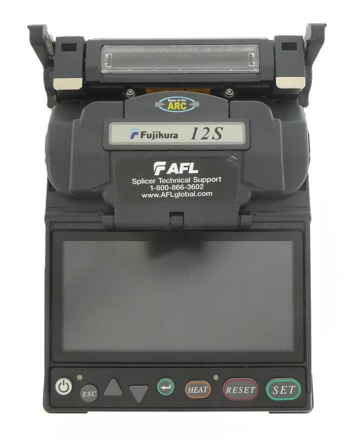 Used Fujikura 12S Fiber Optic Fusion Splicer Version 01.15 Working