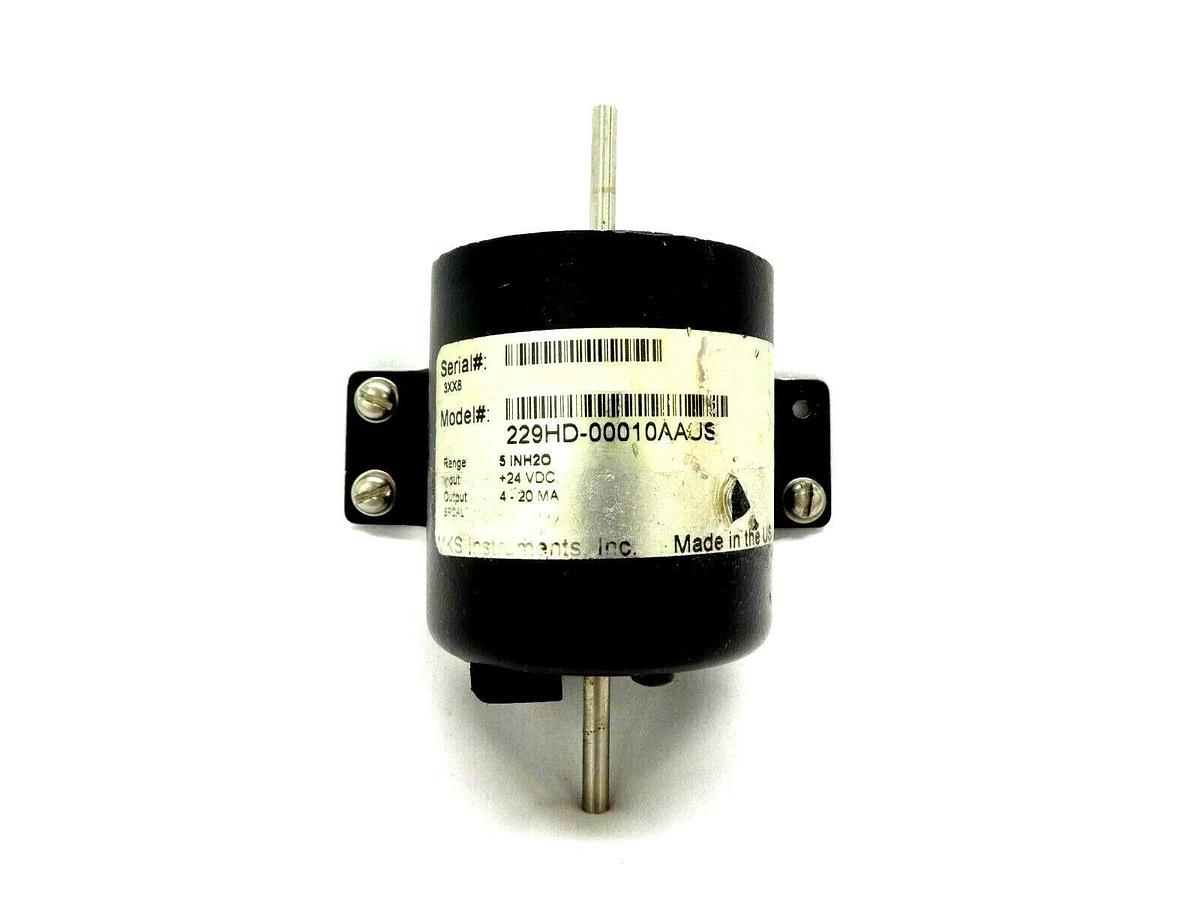 Used MKS Instruments 229HD-00010AAUS Pressure Transmitter Type 229A Untested As-Is