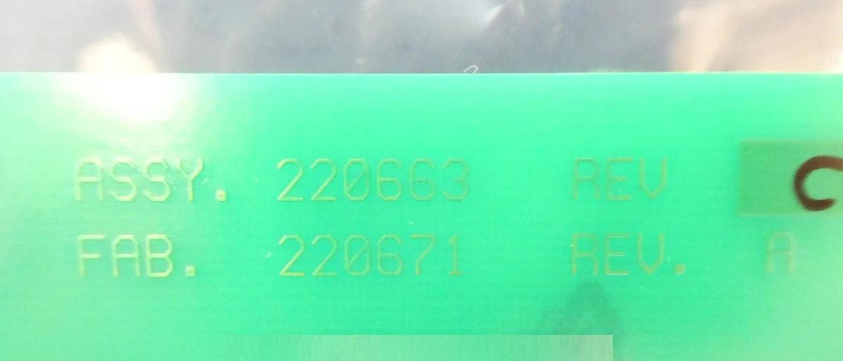 Tencor Instruments 220663 Control Panel Keypad PCB KLA-Tencor New Surplus