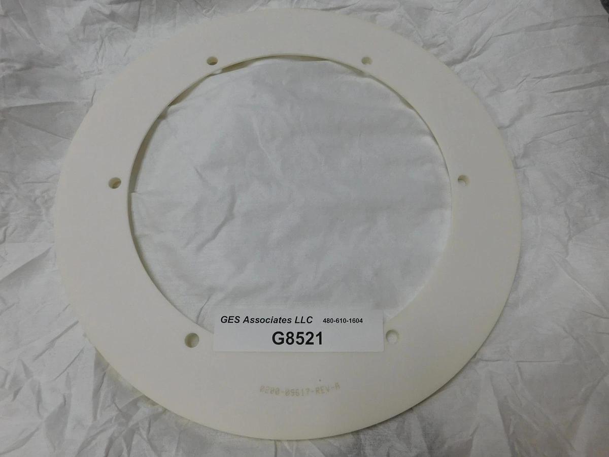 Used AMAT Applied Materials 0200-09617 Shield Perforated 8″ BSE Ceramic Working