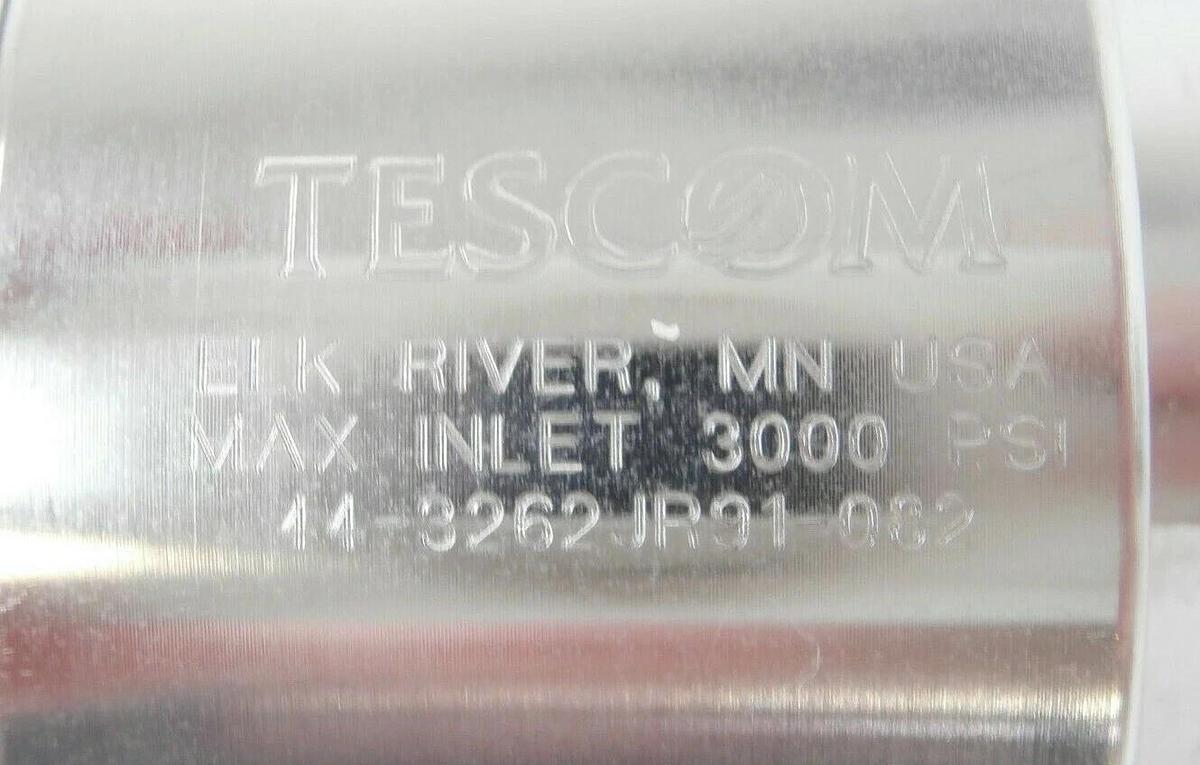Used Tescom 44-3262JR91-082 Manual Pressure Regulator Lot of 2 Working Surplus