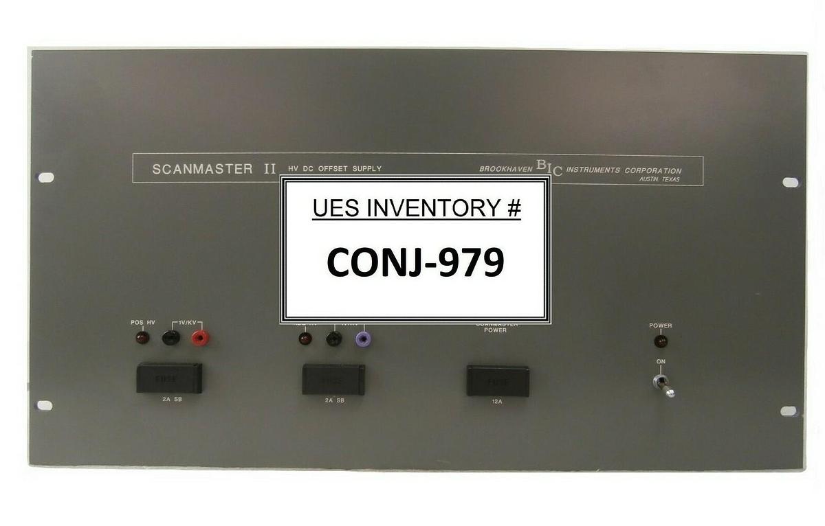 Used Brookhaven 25520302 HV DC Offset Supply SCANMASTER II Varian E22000033 Working