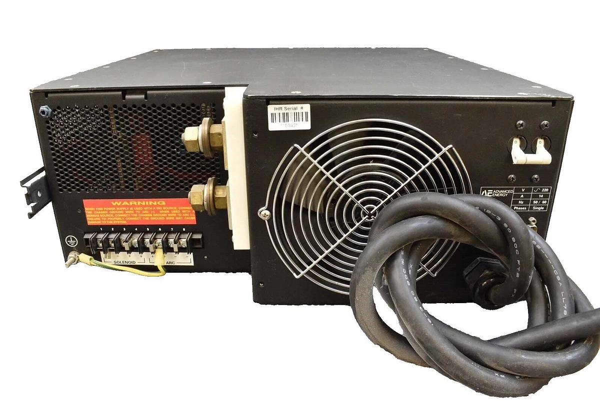 Used AE Advanced Energy 3151200-002 Ion Source Supply 61425 Kestrel IDX Surplus