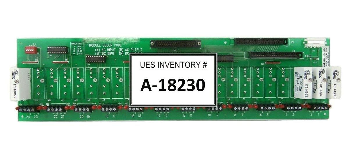 Used CyberResearch Module Color Code 24-Channel Input Interface 1781-IB5S PCB Working