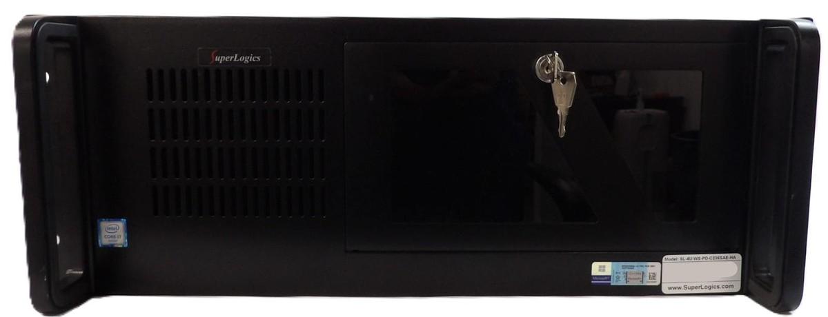 Used SuperLogics SL-4U-WS-PD-C236SAE-HA Rack Mount Server PC Working
