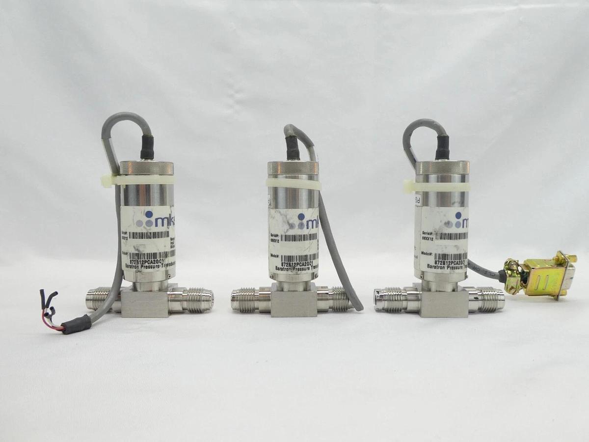 Used MKS Instruments 872B Baratron Pressure Transducer Reseller Lot of 8 Working