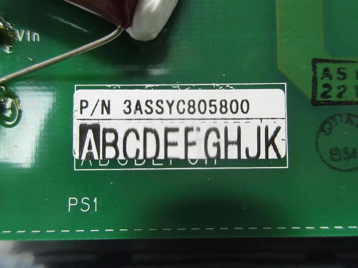 Used Shinko Electric 3ASSYC805800 DC/DC Converter PCB OHT-DD1 Asyst VHT5-1-1 Used
