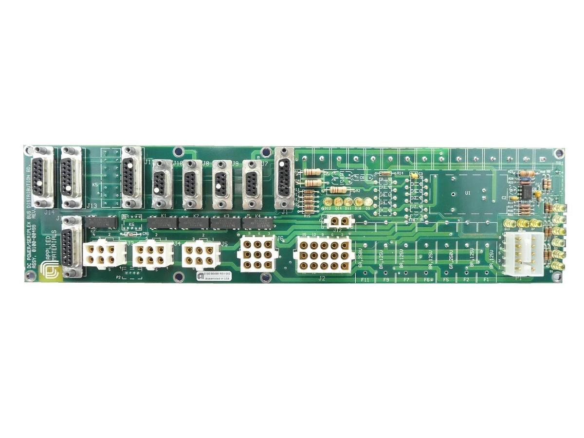 Used AMAT Applied Materials 0100-00499 DC Power/Seriplex Bus Distribution PCB Working